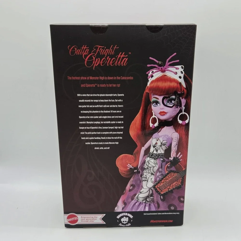 NEW Monster High Outta Fright OPERETTA Doll With Mattel Shipper Box #HRP93